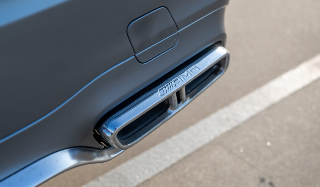 Mercedes Benz E63s AMG - Auspuff